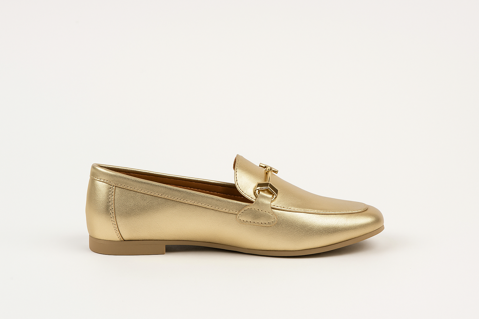 Varol Milano Gold Deri Loafer